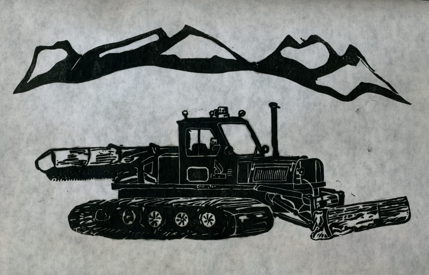 DMC 3700 block print